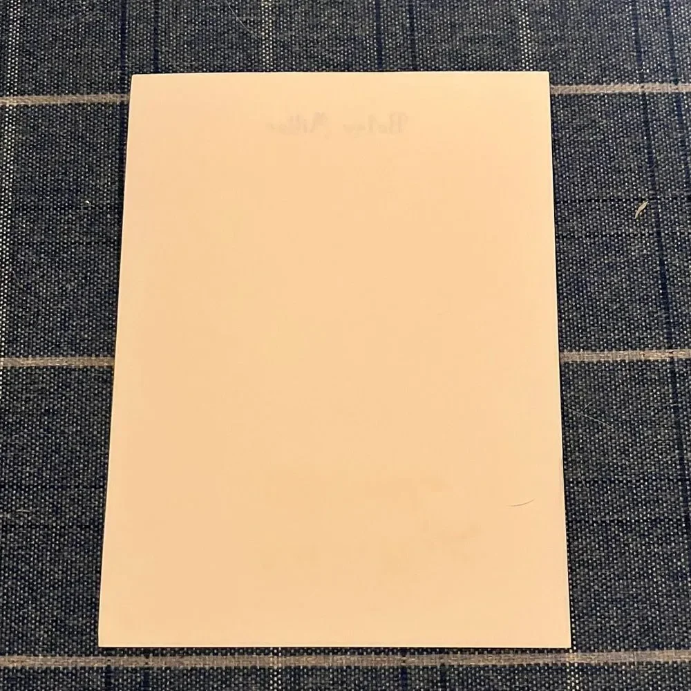 3 Pieces of Stationery